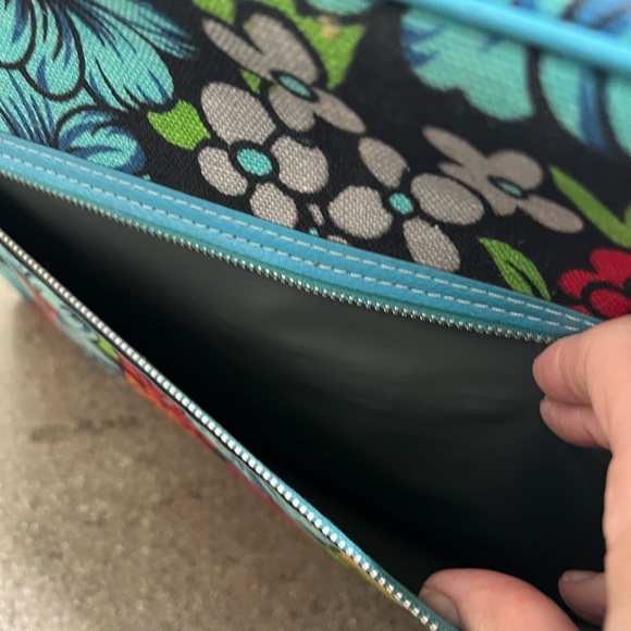 Vintage Daisy luggage retro luggage Floral print overnight bag vintage suitcase - Picture 8 of 11